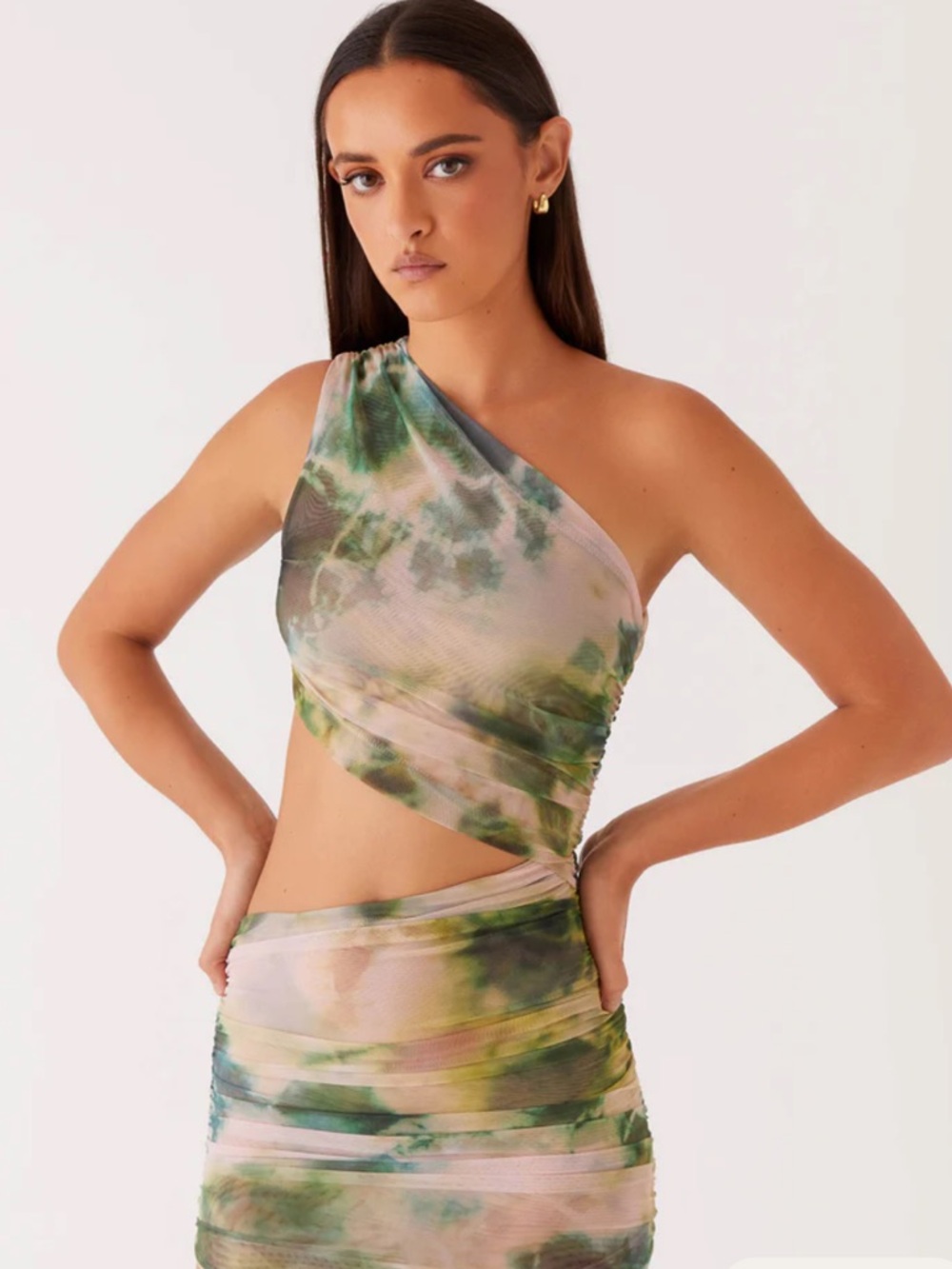 Peppermayo Addie Mini Dress in Rainforest